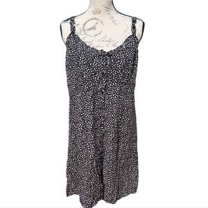 Streetwear Society NWT black and white animal print mini dress size XL‎